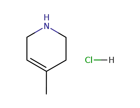 Molecular Structure of 95019-16-2 (4-Methyl-1,2,3,6-tetrahydropyridine hydrochloride)