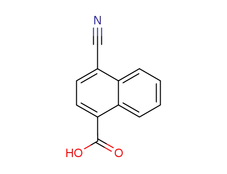 Molecular Structure of 3839-19-8 (4-CYANO-1-NAPHTHOIC ACID)