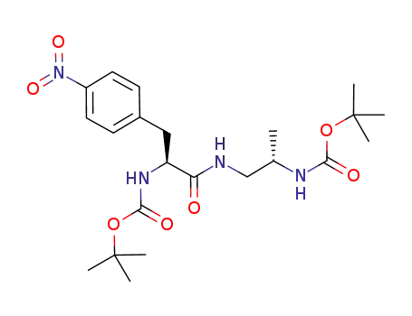 (S,S)-{2-[2-tert-butoxycarbonylamino-3-(4-nitro-phenyl)-propionylamino]-1-methyl-ethyl}-carbamic acid tert-butyl ester