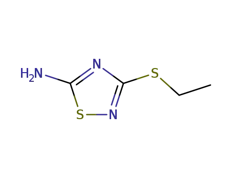 Molecular Structure of 6913-14-0 (3-ETHYLSULFANYL-[1,2,4]THIADIAZOL-5-YLAMINE)
