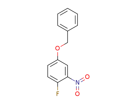 Molecular Structure of 941867-91-0 (4-(Benzyloxy)-1-fluoro-2-nitrobenzene)