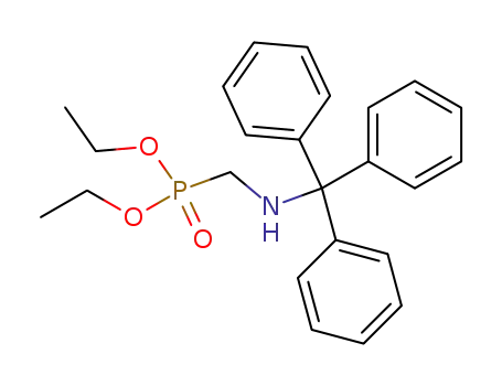 diethyl ester of N-(tritylaminomethane)phosphonic acid