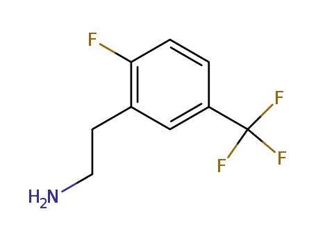 Molecular Structure of 771580-10-0 (2-Fluoro-5-trifluoromethylphenylethylamine)
