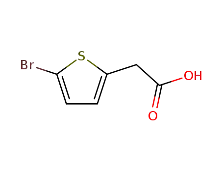 Molecular Structure of 71637-38-2 (2-(5-bromothiophen-2-yl)acetic acid)