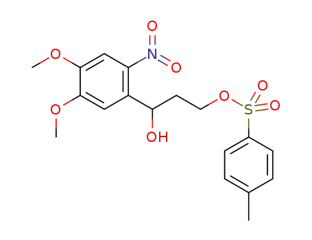 3-(4,5-dimethoxy-2-nitrophenyl)-3-hydroxypropyl 4-methylbenzenesulfonate