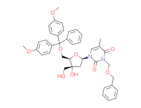 3-N-benzyloxymethyl-3'-C-hydroxymethyl-5'-O-(4,4'-dimethoxytrityl)thymidine