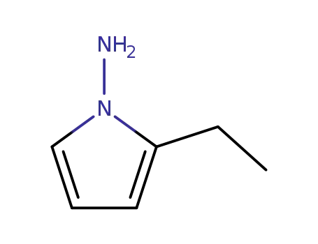 Molecular Structure of 126356-14-7 (1H-Pyrrol-1-amine,2-ethyl-(9CI))