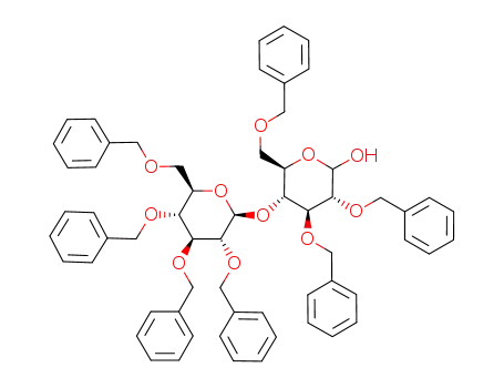 2,3,6-tris-O-(phenylmethyl)-4-O-[2,3,4,6-tetrakis-O-(phenylmethyl)-β-D-glucopyranosyl]-D-glucopyranoside