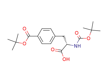 Molecular Structure of 214750-69-3 (BOC-P-CARBOXY-PHE(OTBU)-OH DCHA)