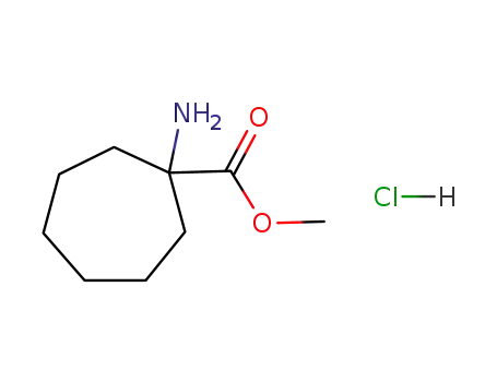 Molecular Structure of 92398-50-0 (METHYL 1-AMINO-1-CYCLOHEPTANECARBOXYLATE)