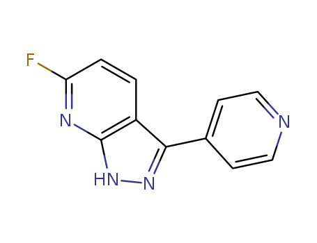 6-fluoro-3-(pyridin-4-yl)-1H-pyrazolo[3,4-b]pyridine