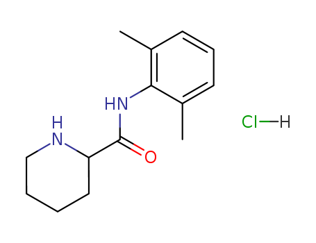 N-(2',6'-dimethylphenyl)-2-piperidinecarboxamide hydrochloride                                                                                                                                          