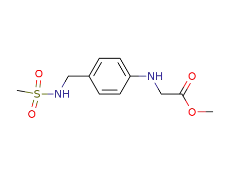 Glycine, N-[4-[[(methylsulfonyl)amino]methyl]phenyl]-, methyl ester