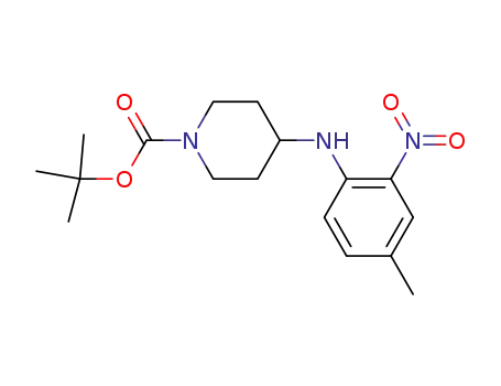tert-butyl 4-((4-methyl-2-nitrophenyl)amino)piperidine-1-carboxylate