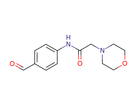 Molecular Structure of 650628-77-6 (4-Morpholineacetamide, N-(4-formylphenyl)-)
