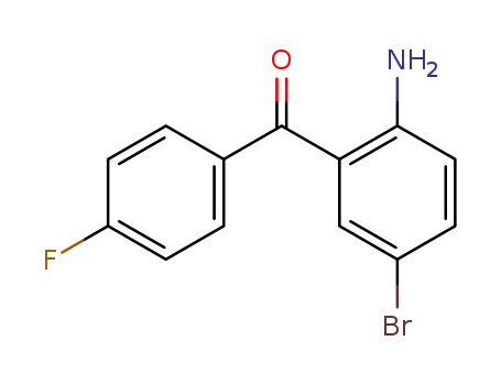 Molecular Structure of 395101-26-5 (Methanone, (2-amino-5-bromophenyl)(4-fluorophenyl)-)