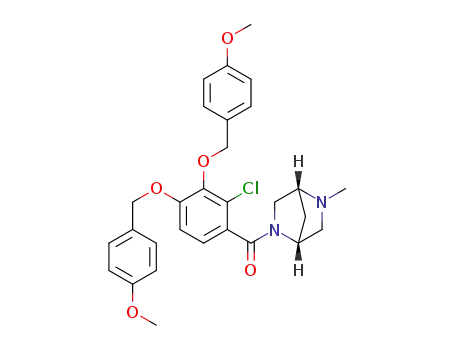 2-chloro-3,4-bis((4-methoxybenzyl)oxy)-N-(((1S,4S)-2-methyl-2-azabicyclo[2.2.1]heptan-5-yl)methyl)benzamide
