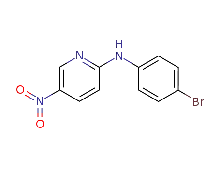 Molecular Structure of 109899-66-3 ((4-bromo-phenyl)-(5-nitro-[2]pyridyl)-amine)