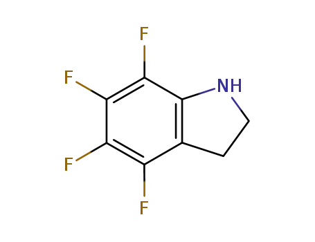 Molecular Structure of 19282-55-4 (4,5,6,7-Tetrafluoroindoline)