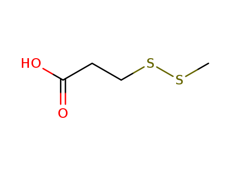 Propanoic acid, 3-(Methyldithio)- CAS No.138148-59-1