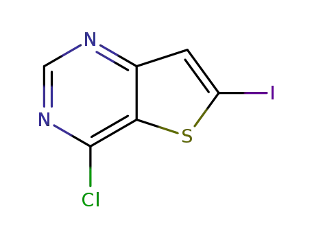Molecular Structure of 225382-62-7 (4-CHLORO-6-IODO-THIENO[3,2-D]PYRIMIDINE)