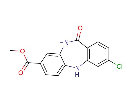 methyl 3-chloro-11-oxo-10,11-dihydro-5H-dibenzo[b,e][1,4]diazepine-8-carboxylate