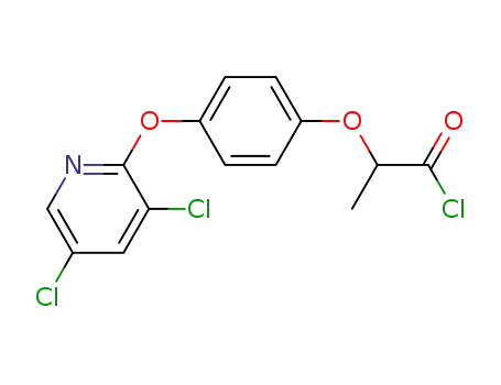 2-{4-[(3,5-Dichloropyridin-2-yl)oxy]phenoxy}propanoyl chloride