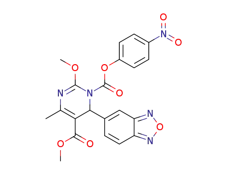 6-(Benzofurazan-5-yl)-1,6-dihydro-2-methoxy-5-methoxycarbonyl-4-methyl-1-[(4-nitrophenyloxy)carbonyl]pyrimidine