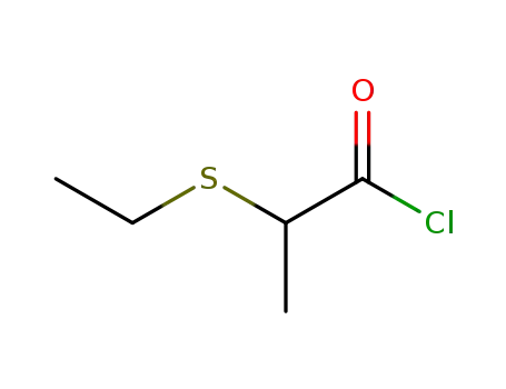 Propanoyl chloride, 2-(ethylthio)-