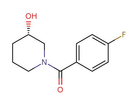 (4-fluoro-phenyl)-((S)-3-hydroxy-piperidin-1-yl)-methanone