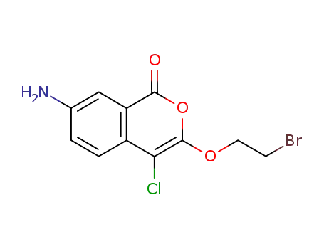 7-아미노-3-(2-브로모에톡시)-4-클로로이소쿠마린