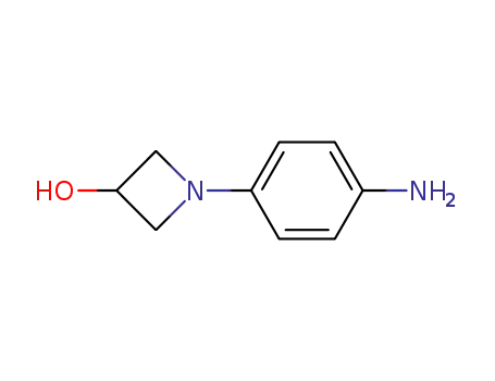 Molecular Structure of 344405-82-9 (3-Azetidinol,1-(4-aminophenyl)-(9CI))