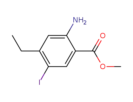 Molecular Structure of 912575-12-3 (2-AMINO-5-IODOBENZONIC ACID ETHYL ESTER)