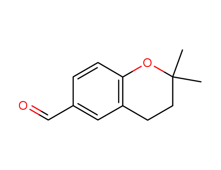 Molecular Structure of 61370-75-0 (2,2-DIMETHYLCHROMANE-6-CARBALDEHYDE)