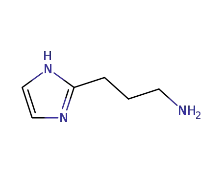 Molecular Structure of 41306-56-3 (3-(1H-IMIDAZOL-2-YL)PROPAN-1-AMINE)