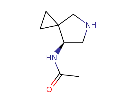 Molecular Structure of 627532-46-1 (7-(S)-acetylamimo-5-azaspiro[2.4]heptane)