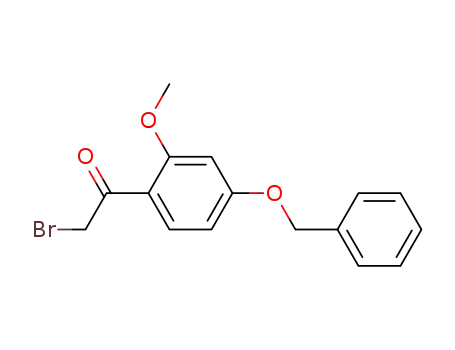 Ethanone, 2-bromo-1-[2-methoxy-4-(phenylmethoxy)phenyl]-