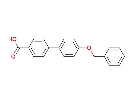 Molecular Structure of 111153-16-3 (4'-(BENZYLOXY)[1,1'-BIPHENYL]-4-CARBOXYLIC ACID)