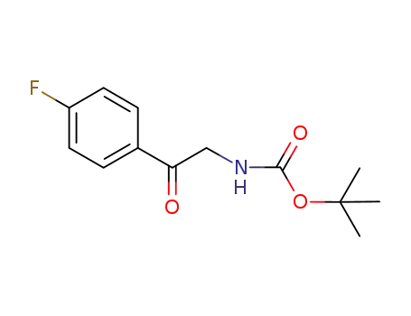 [2-(4-FLUORO-PHENYL)-2-OXO-ETHYL]-CARBAMIC ACID TERT-부틸 에스테르