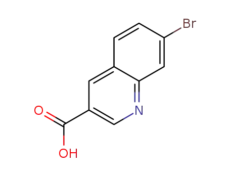 Molecular Structure of 892874-34-9 (7-BROMOQUINOLINE-3-CARBOXYLIC ACID)