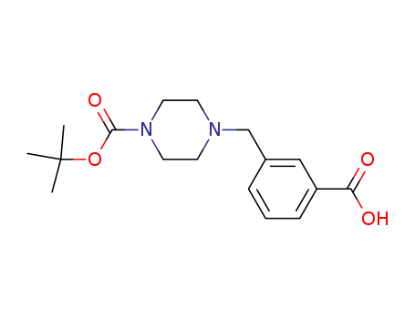 3-{[4-(tert-Butoxycarbonyl)piperazin-1-yl]methyl}benzoic acid , 97%