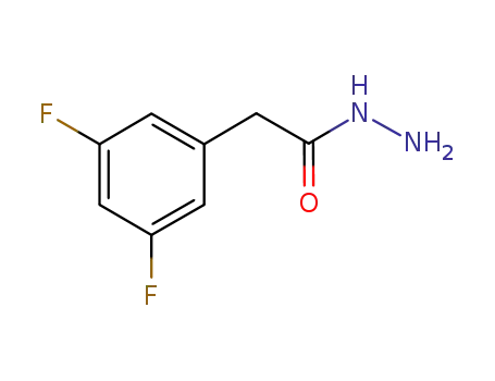 Molecular Structure of 797784-29-3 (2-(3,5-DIFLUOROPHENYL)ACETOHYDRAZIDE)