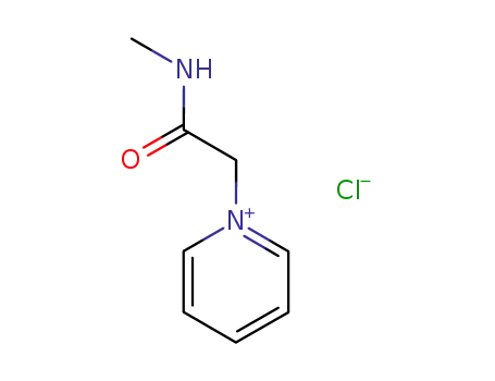 Molecular Structure of 87401-04-5 (Pyridinium, 1-[2-(methylamino)-2-oxoethyl]-, chloride)