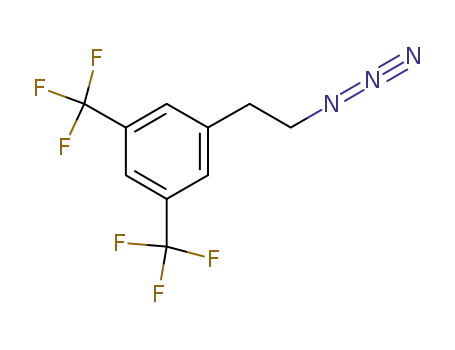Molecular Structure of 823189-08-8 (Benzene, 1-(2-azidoethyl)-3,5-bis(trifluoromethyl)-)