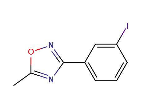 1,2,4-Oxadiazole, 3-(3-iodophenyl)-5-methyl-