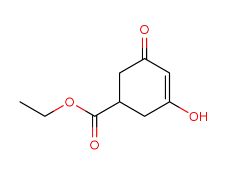 Molecular Structure of 88805-65-6 (ethyl 3-hydroxy-5-oxo-3-cyclohexene-1-carboxylate)