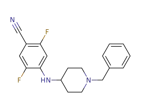 Benzonitrile, 2,5-difluoro-4-[[1-(phenylmethyl)-4-piperidinyl]amino]-