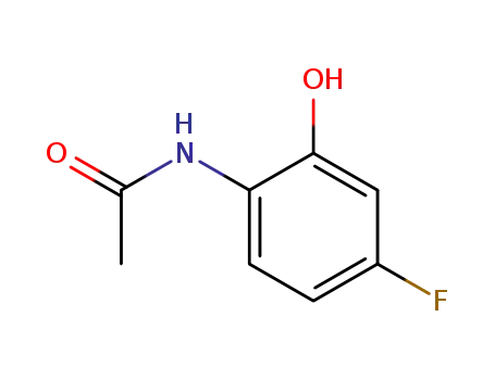 Molecular Structure of 16323-08-3 (N-(4-fluoro-2-hydroxyphenyl)acetamide)