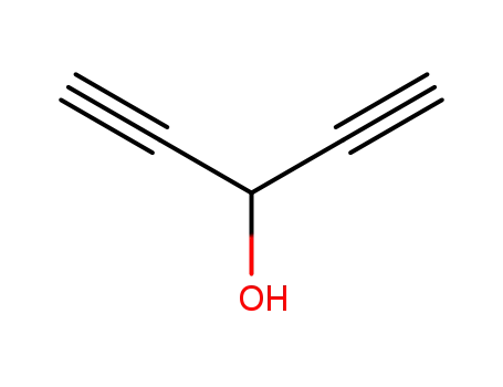 Molecular Structure of 56598-53-9 (1,4-Pentadiyn-3-ol)