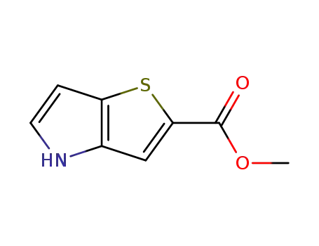 Molecular Structure of 749261-96-9 (4H-Thieno[3,2-b]pyrrole-2-carboxylic acid, methyl ester)
